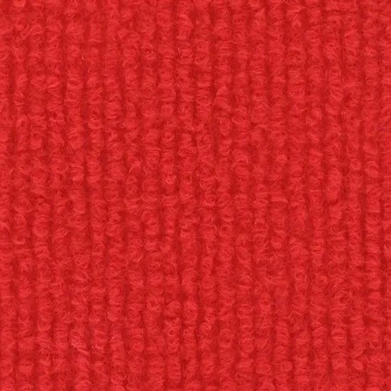 Dark Red Ribbed Exhibition Carpet