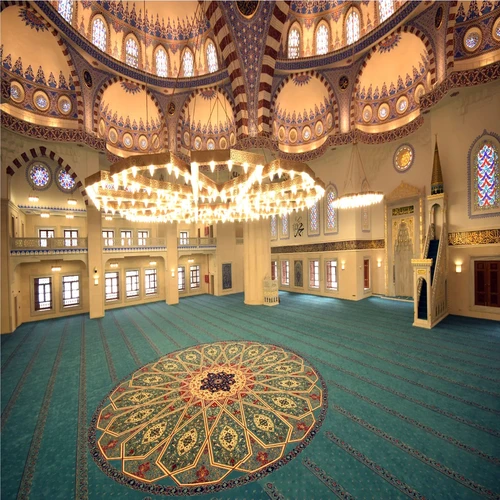 Traditional Pattern Mosque Carpet