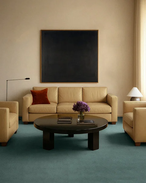 Pale Green Wall to Wall Carpet