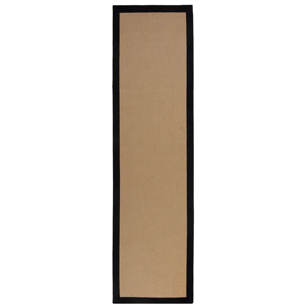 Herringbone Jute Border Stair Carpet