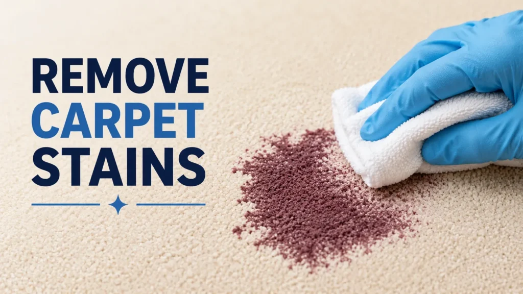 How To Remove Stains For Carpets Feeatured Image