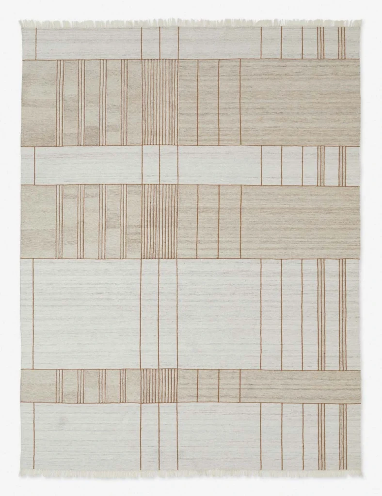 Valencia diamond lattice indoor outdoor rug